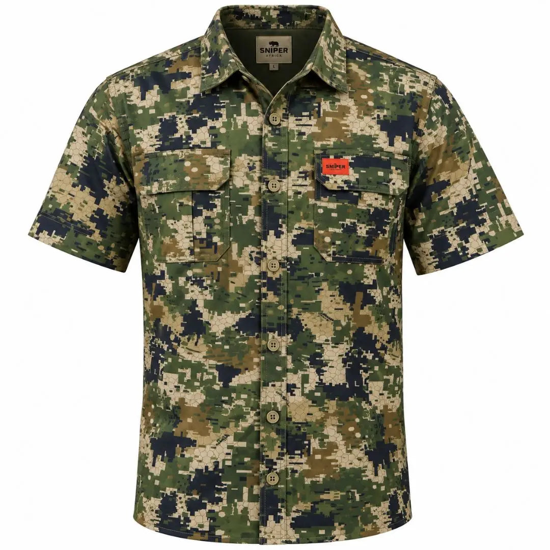 Men's Adventure Shirt S/S Pixelate