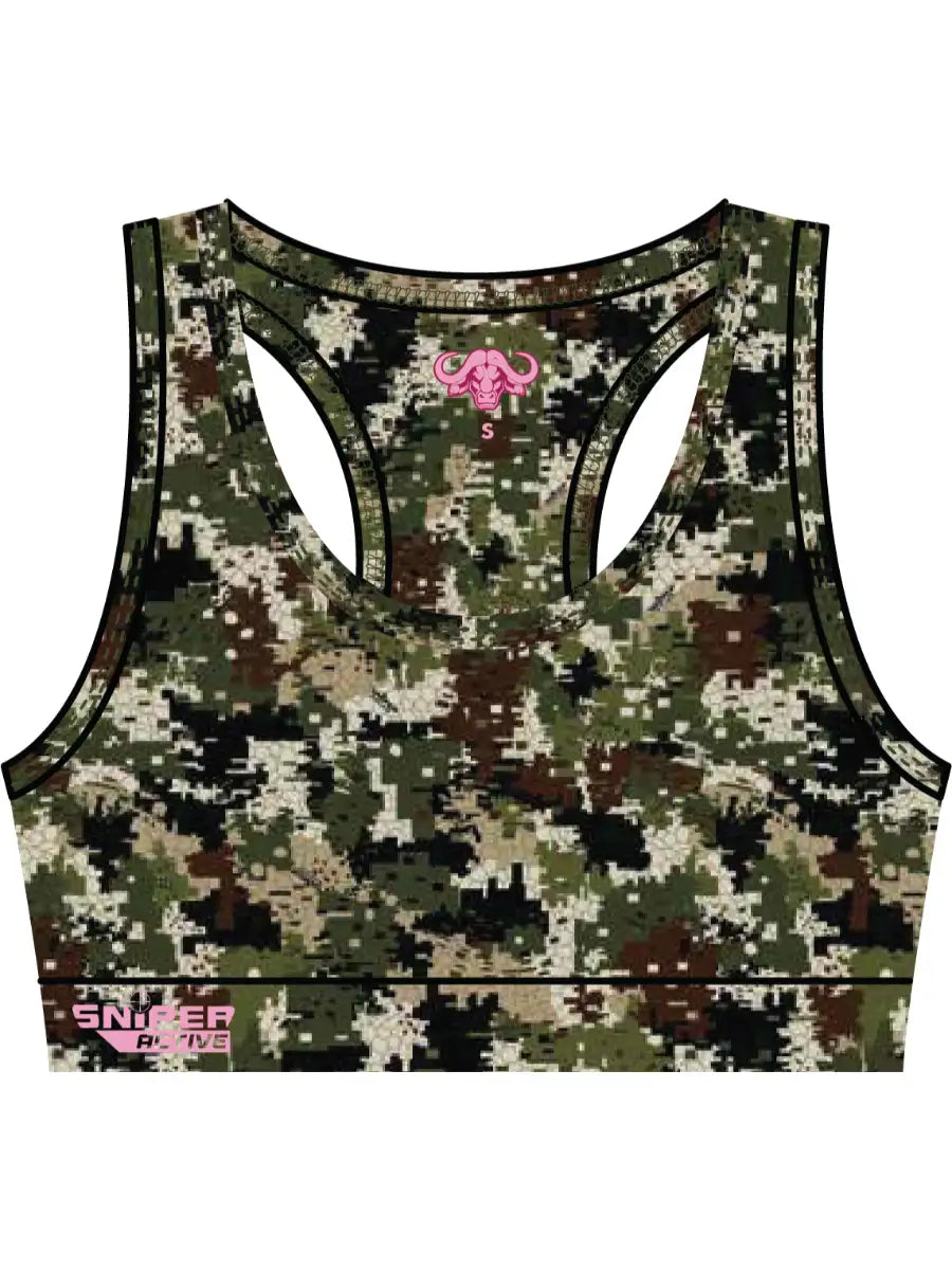 Ladies Crop Top Pixelate Main image