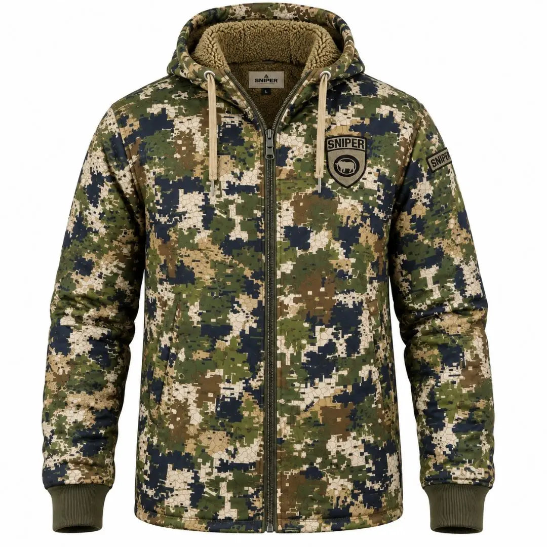 Pixelate Mens Sherpa Hoody
