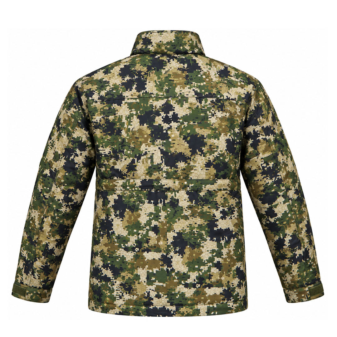 Sniper Africa Men’s Padded Camo Parka Jacket Pixelate product image