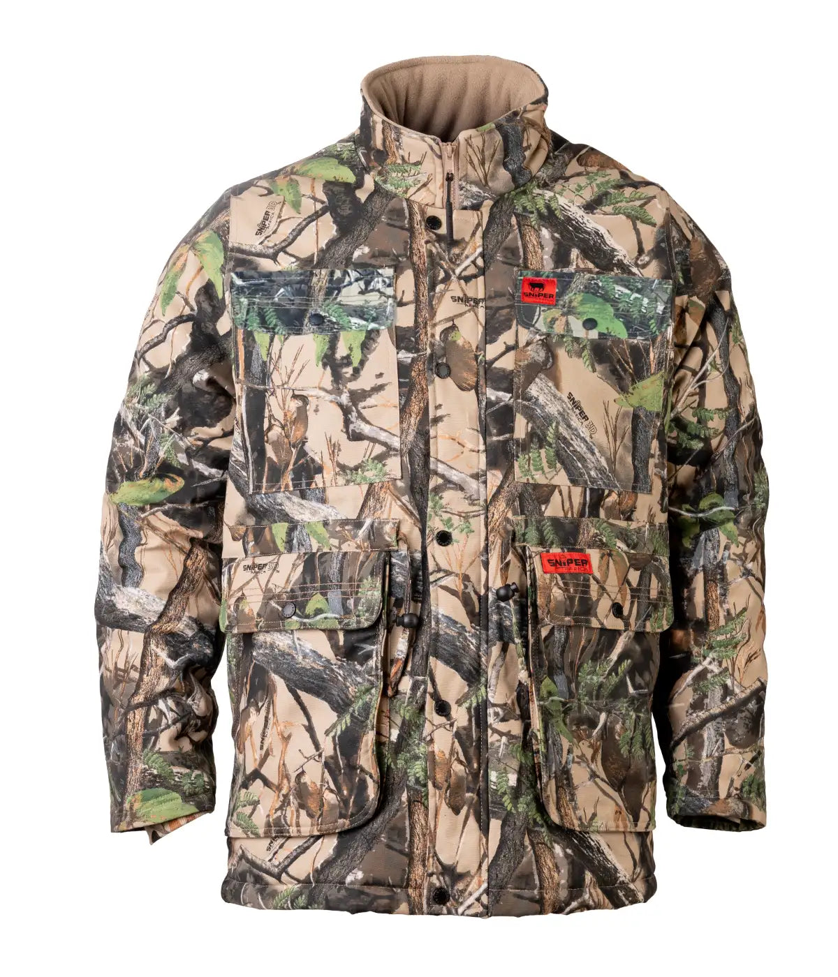 Men's Padded Camo Parka Jacket 3D Main image