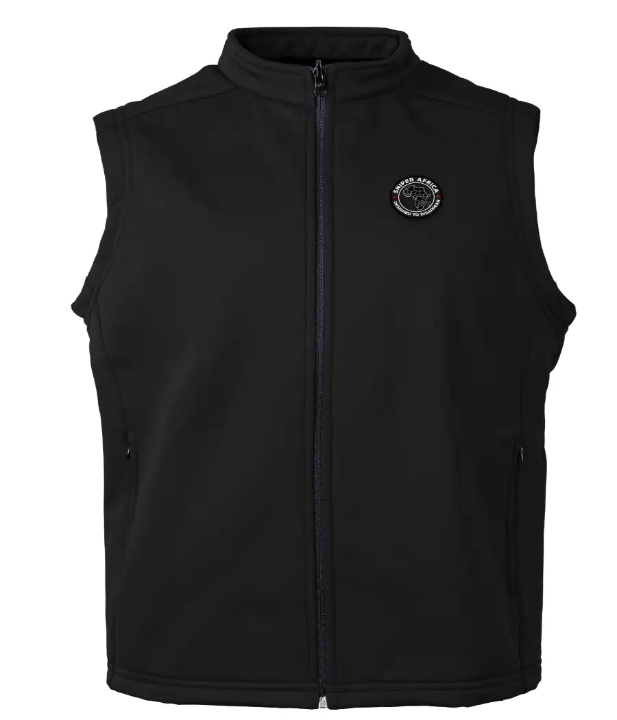Men's Soft Shell Sleeveless Jacket - Black