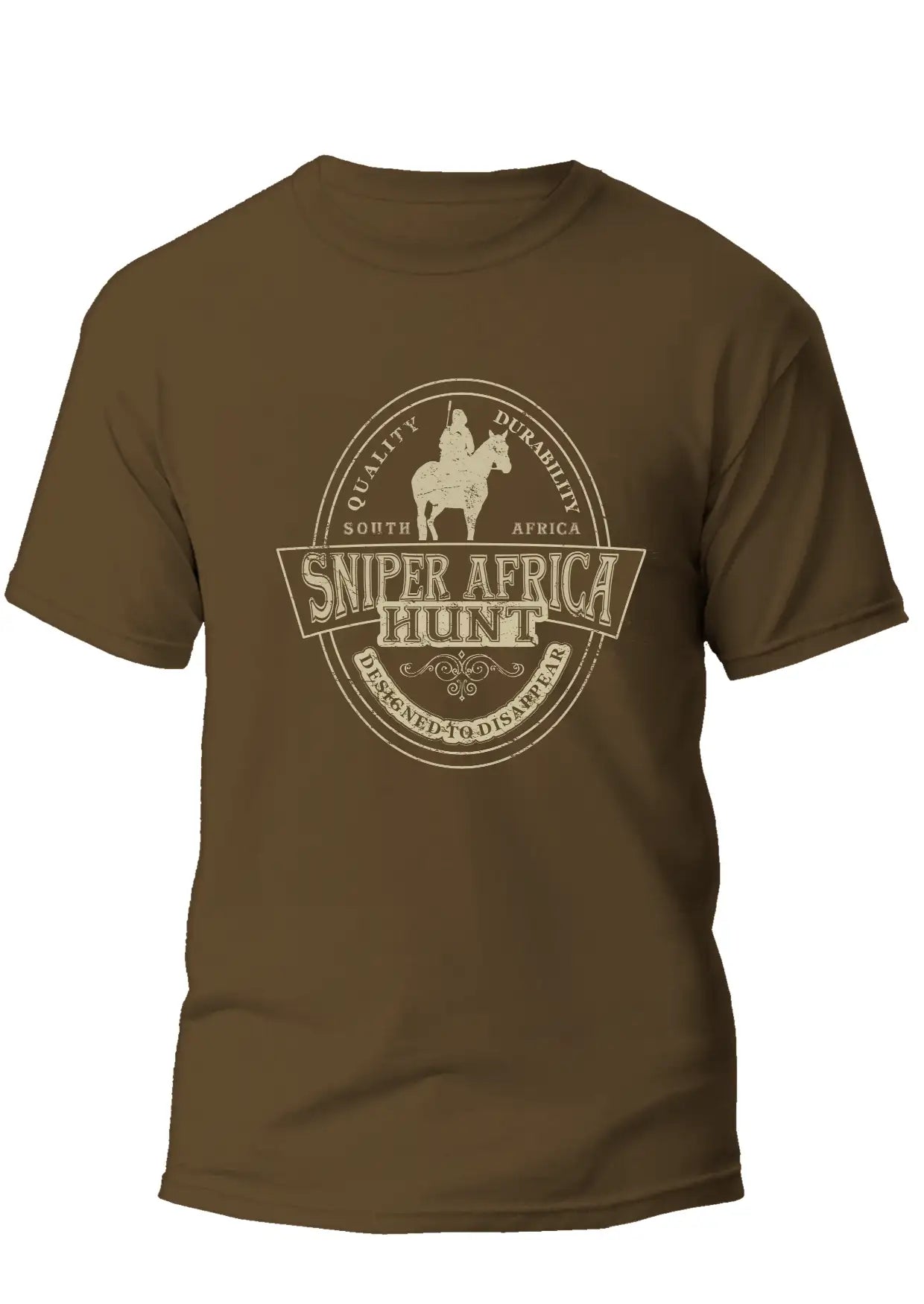 Wild Mens T - Shirt - Walnut
